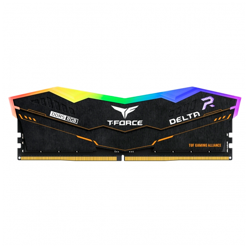 Memoria TEAMGROUP T-FORCE DELTA TUF GAMING ALLIANCE RGB DDR5, 16GB DDR5-5600MHz, CL36 1.2V