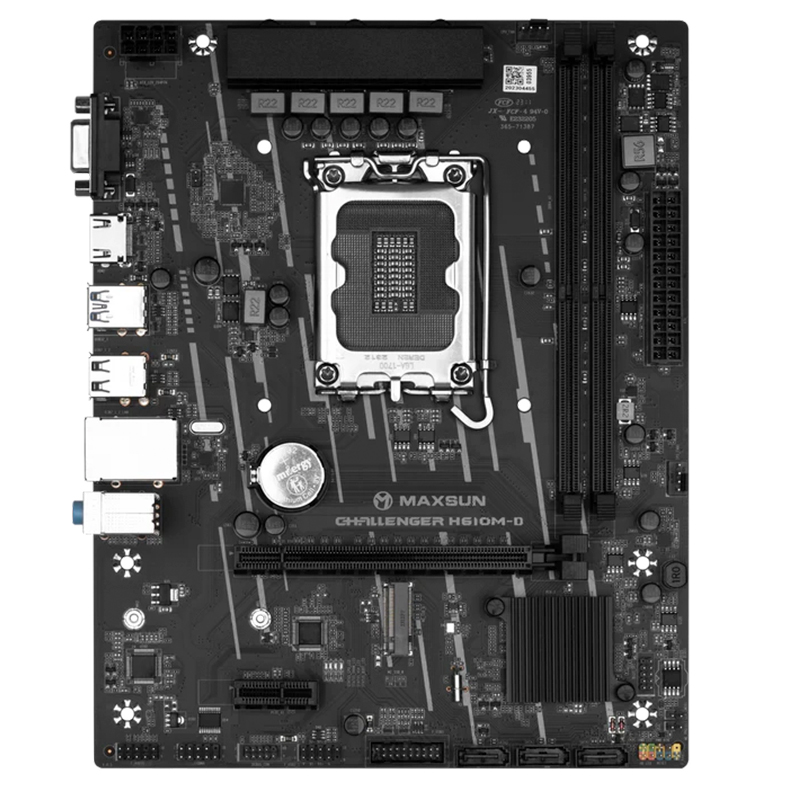 Motherboard Maxsun Challenger H610M-D, Chipset Intel H610, LGA1700, mATX