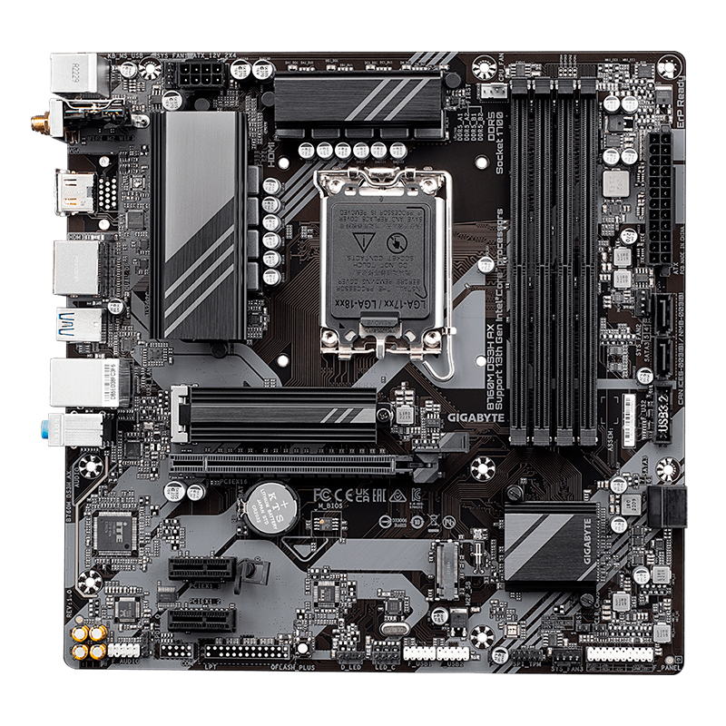 Motherboard Gigabyte B760M DS3H AX (rev. 1.0) Chipset Intel B760, LGA1700, Micro ATX