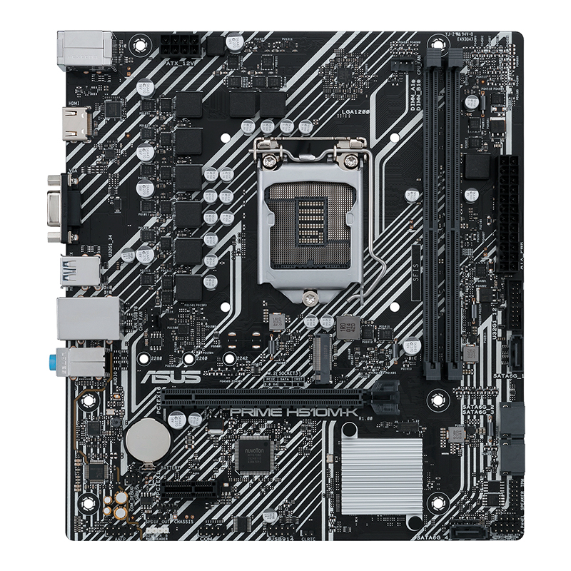 Motherboard ASUS PRIME H510M-K R2.0 Chipset Intel H470, LGA1200, Micro ATX