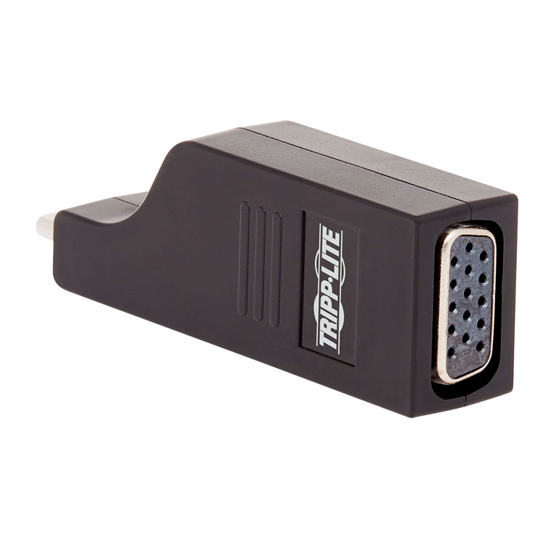 Adaptador Vertical Tripp-Lite U444-000-VGA, USB Tipo-C a VGA, 1920 x 1200 (1080p), Negro.