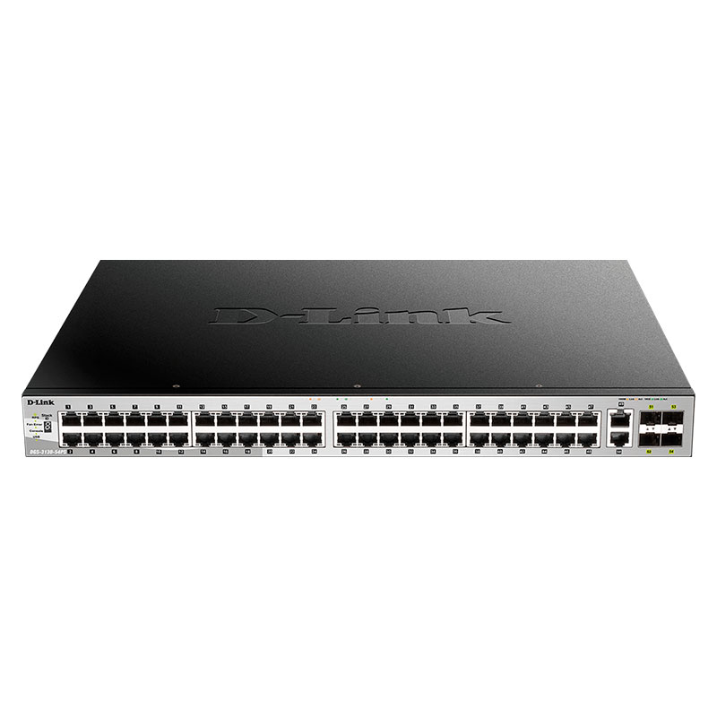 Switch D-Link DGS-3130-54PS, Administrable, Apilable de capa 3.