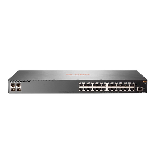 [ 227018] Switch HPE Aruba 2930F, 24 RJ-45 GbE, 4 SFP+ 1/10GbE.