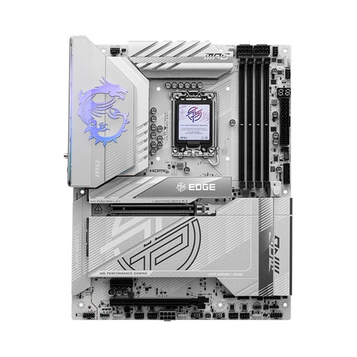 [ 477132] Motherboard MSI MPG Z890 EDGE TI WIFI, Chipset Intel Z890, LGA 1851, HDMI, ATX