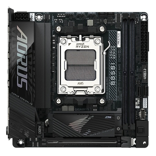 [ 472499] Motherboard GIGABYTE B850I AORUS PRO, Chipset AMD B850, Socket AMD AM5, Mini-ITX