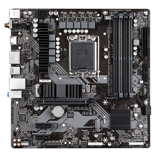 [ 406391] Motherboard Gigabyte B760M DS3H AX DDR4 (rev. 1.0), Chipset Intel B760, LGA1700, mATX