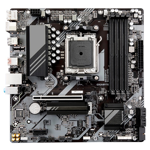 [ 438946] Motherboard Gigabyte B650M K, AM5, DDR5, HDMI, DP, HD Audio.