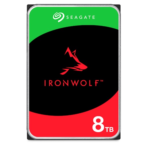 [ 403454] Disco duro Seagate Ironwolf NAS ST8000VN004, 8TB, SATA 6Gb/s, 7200rpm, 256MB Cache, 3.5".